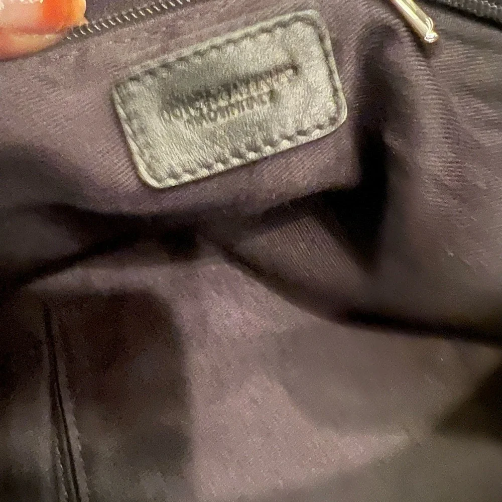 Dolce & Gabbana Black Nylon and Leather Messenger Bag